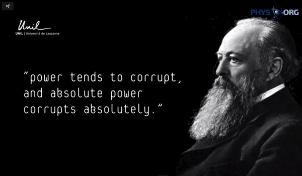 lord acton power