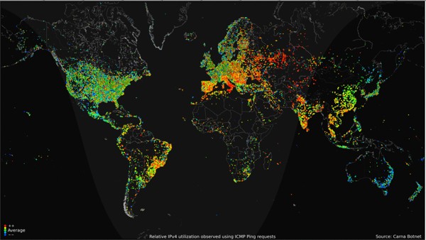 Carna Botnet : Internet mondial