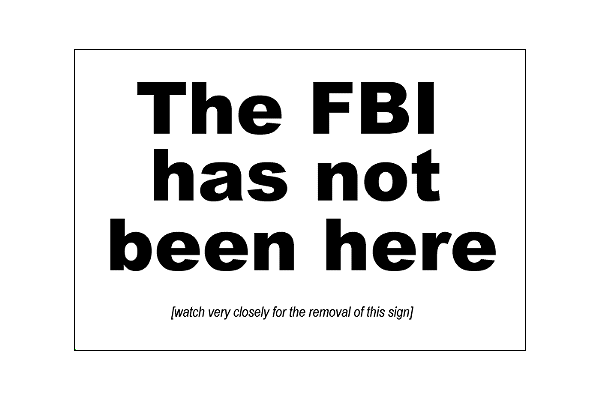 FBI Not Here